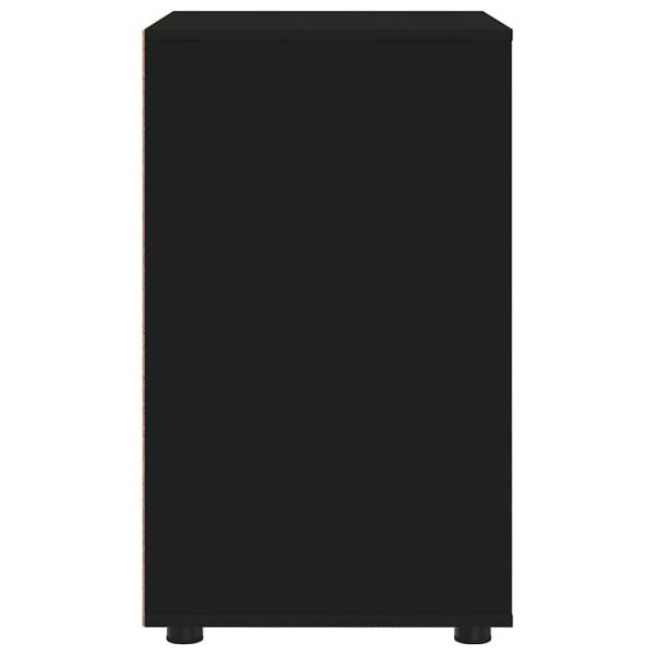 Aufbewahrungsschrank Schwarz 60 x 48 x 81 cm Holzwerkstoff