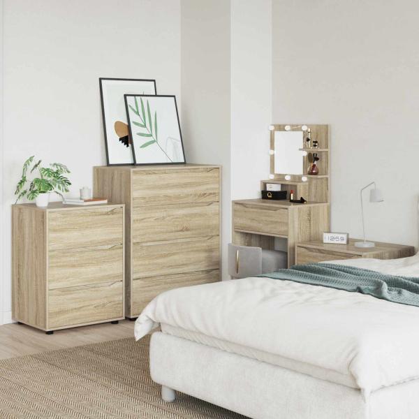 Aufbewahrungsschrank 60 x 48 x 81 cm Holzwerkstoff Sonoma-Eiche
