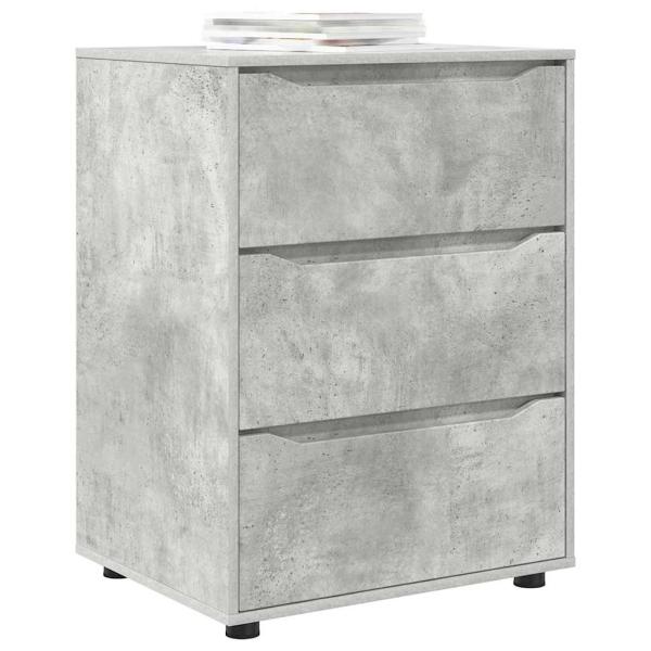 Aufbewahrungsschrank Beton Grau 60 x 48 x 81 cm Holzwerkstoff
