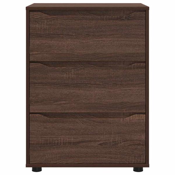 Aufbewahrungsschrank Braun Eichen-Optik 60 x 48 x 81 cm