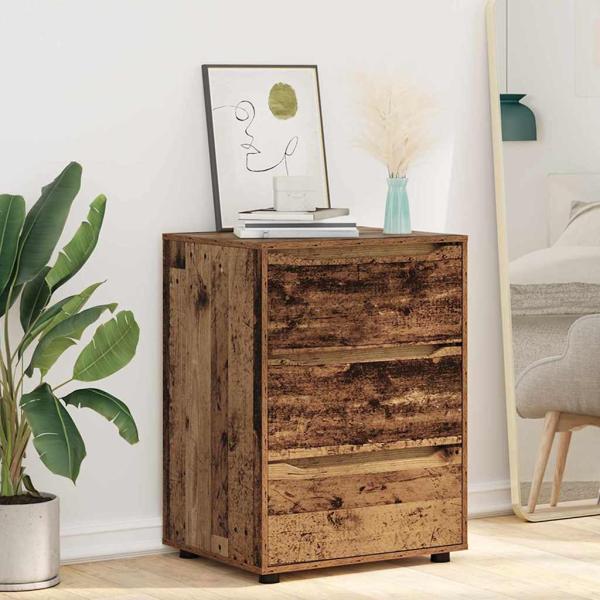 Aufbewahrungsschrank Altholz 60 x 48 x 81 cm Holzwerkstoff