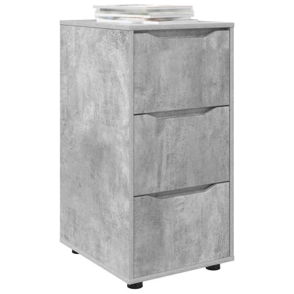 ARDEBO.de - Aufbewahrungsschrank Beton Grau 40 x 48 x 81 cm Holzwerkstoff