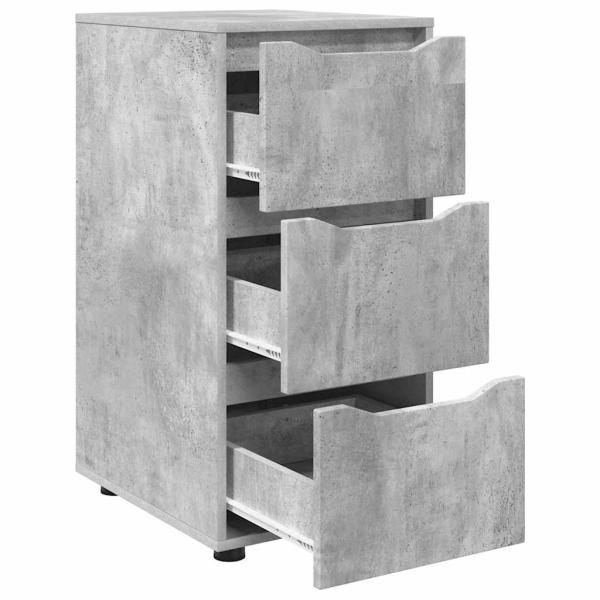 Aufbewahrungsschrank Beton Grau 40 x 48 x 81 cm Holzwerkstoff