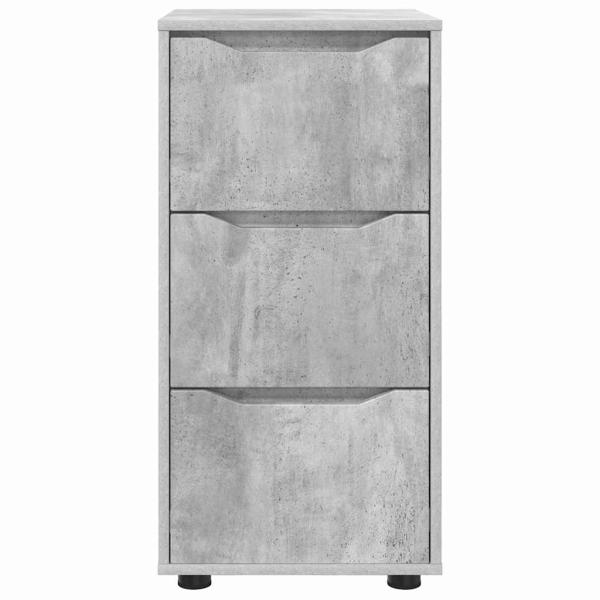 Aufbewahrungsschrank Beton Grau 40 x 48 x 81 cm Holzwerkstoff