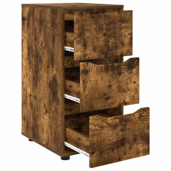Aufbewahrungsschrank Geräucherte Eiche 40 x 48 x 81 cm