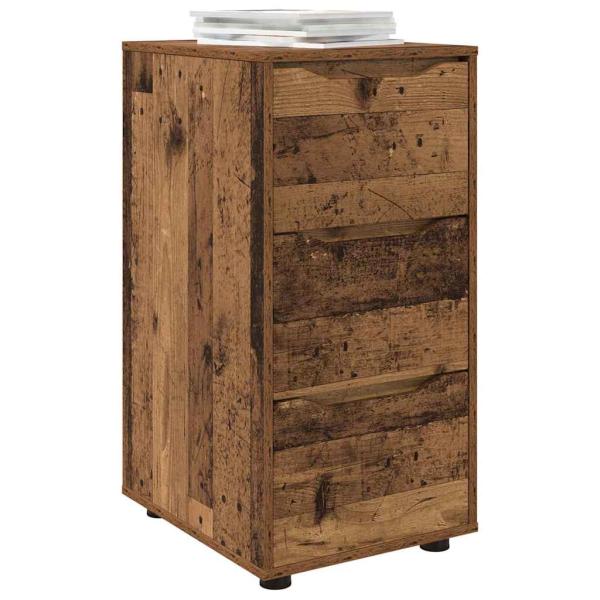 ARDEBO.de - Aufbewahrungsschrank Altholz 40 x 48 x 81 cm Holzwerkstoff