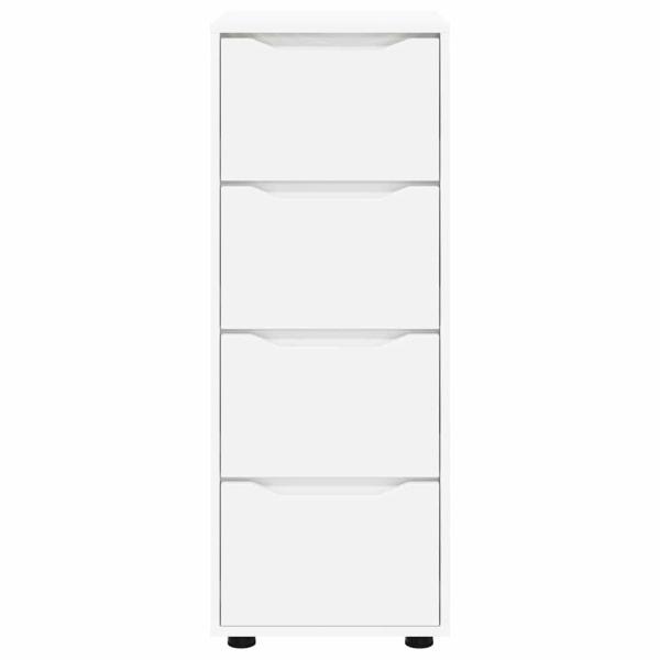 Aufbewahrungsschrank Weiß 40 x 48 x 105 cm Holzwerkstoff