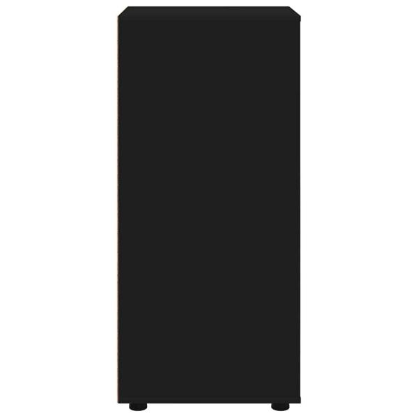 Aufbewahrungsschrank Schwarz 40 x 48 x 105 cm Holzwerkstoff