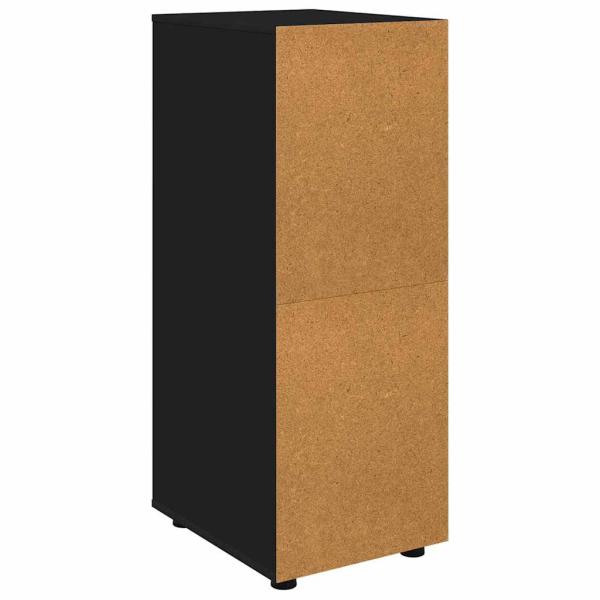 Aufbewahrungsschrank Schwarz 40 x 48 x 105 cm Holzwerkstoff