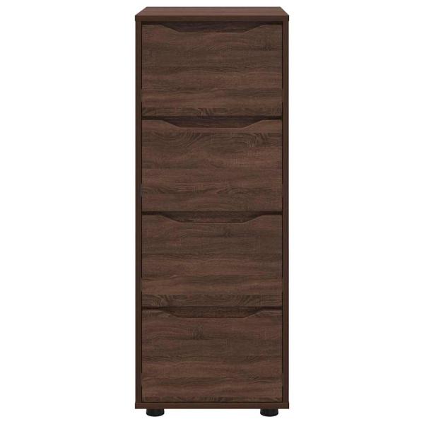 Aufbewahrungsschrank Braun Eichen-Optik 40 x 48 x 105 cm