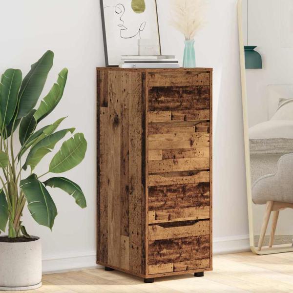 Aufbewahrungsschrank Altholz 40 x 48 x 105 cm Holzwerkstoff