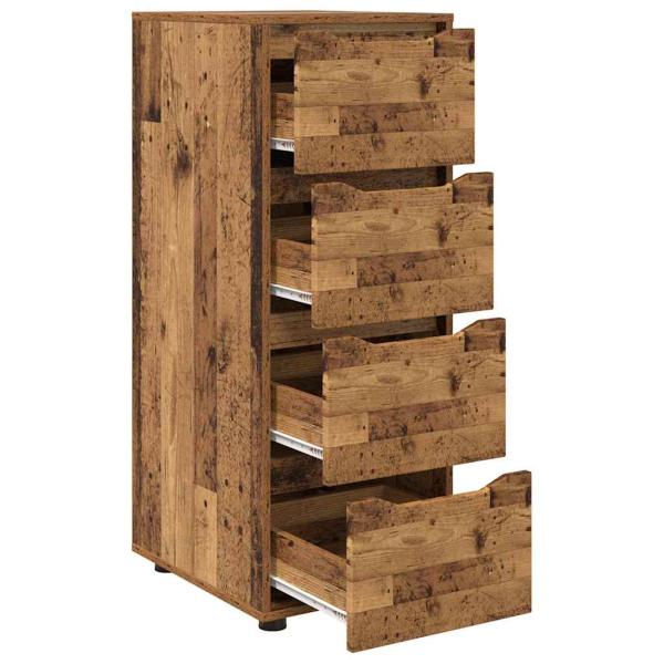 Aufbewahrungsschrank Altholz 40 x 48 x 105 cm Holzwerkstoff