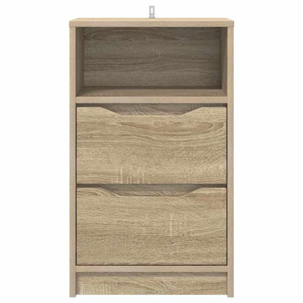 Nachttische 2 pcs Sonoma-Eiche 40 x 30 x 467 cm Holzwerkstoff