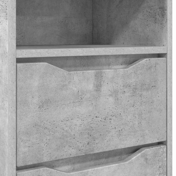 Nachttisch Beton Grau 40 x 30 x 467 cm Holzwerkstoff