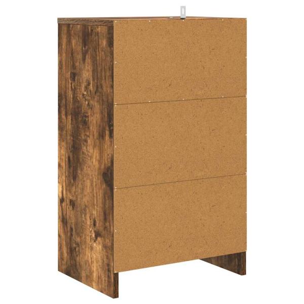 Nachttisch Geräucherte Eiche 40 x 30 x 467 cm Holzwerkstoff