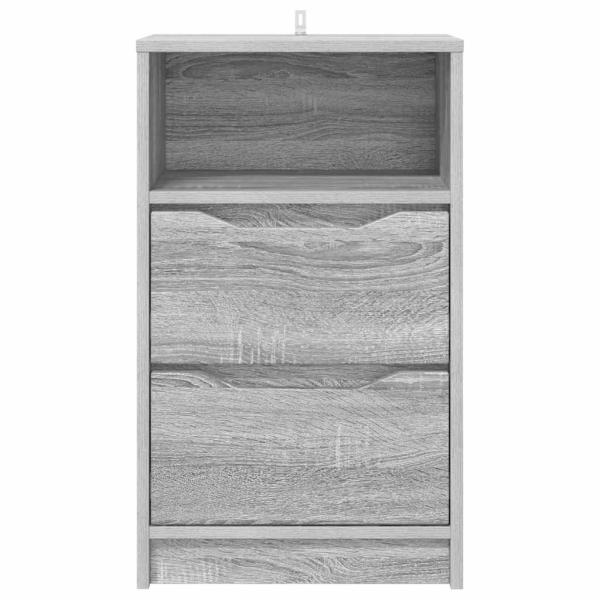 Nachttische 2 pcs Graues Sonoma 40 x 30 x 467 cm Holzwerkstoff