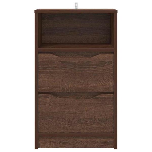 Nachttisch Braun Eichen-Optik 40 x 30 x 467 cm Holzwerkstoff