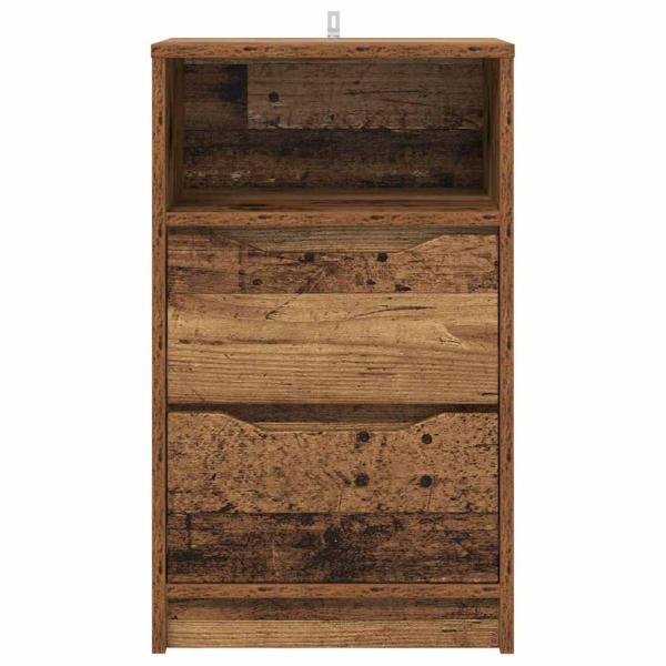 Nachttische 2 pcs Altholz 40 x 30 x 467 cm Holzwerkstoff