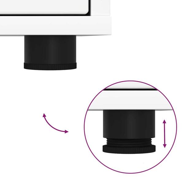 TV-Schränk mit Schubladen Weiß 100 x 48 x 43 cm Holzwerkstoff