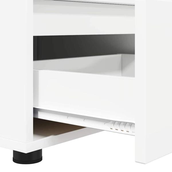 TV-Schränk mit Schubladen Weiß 100 x 48 x 43 cm Holzwerkstoff