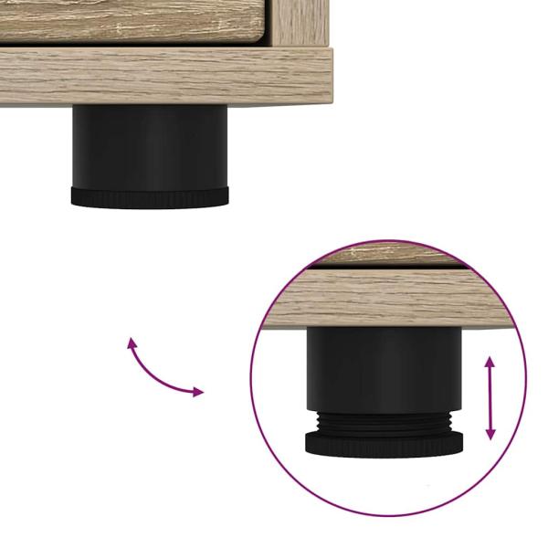 TV-Schränk Sonoma-Eiche 100 x 48 x 43 cm Holzwerkstoff