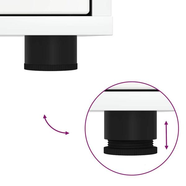 TV-Schränk Hochglanz Weiß 100 x 48 x 43 cm Holzwerkstoff