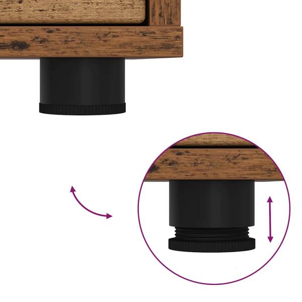 TV-Schränk Altholz 100 x 48 x 43 cm Holzwerkstoff