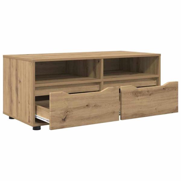 TV-Schränk 100 x 48 x 43 cm Artisan-Eiche Holzwerkstoff