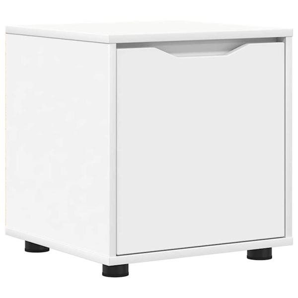 ARDEBO.de - Badezimmerschrank Weiß 40,5 x 40 x 44 cm Holzwerkstoff