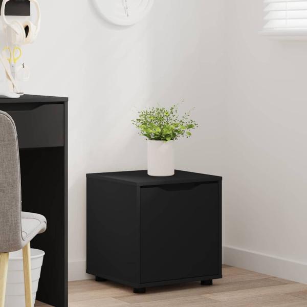 Badezimmerschrank Schwarz 40,5 x 40 x 44 cm Holzwerkstoff