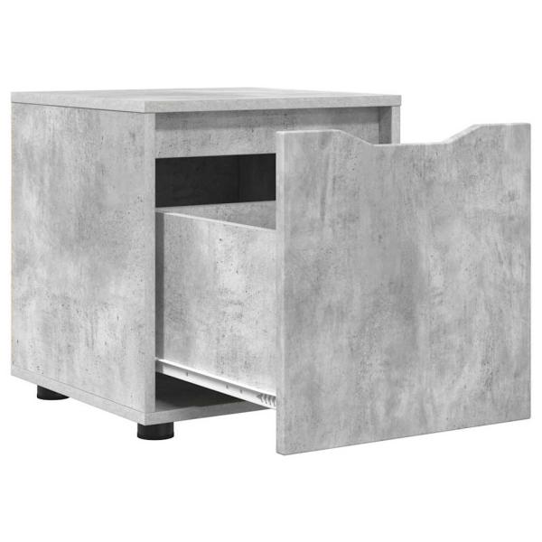 ARDEBO.de - Badezimmerschrank Beton Grau 40,5 x 40 x 44 cm Holzwerkstoff