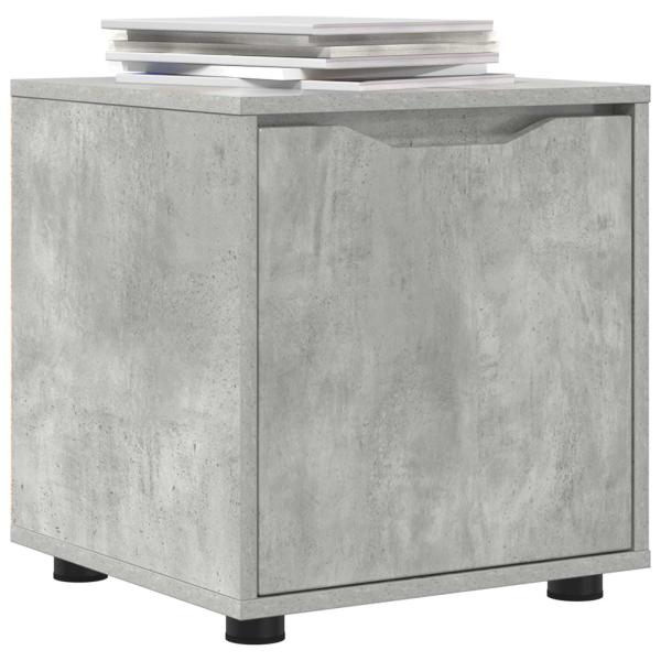 Badezimmerschrank 40,5 x 40 x 44 cm Holzwerkstoff Beton Grau
