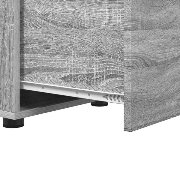 Badezimmerschrank Graues Sonoma 40,5 x 40 x 44 cm Holzwerkstoff
