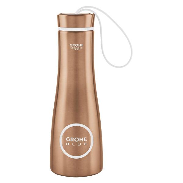 ARDEBO.de GROHE Blue Thermo- Trinkflasche, warm sunset gebürstet (40848DL0)