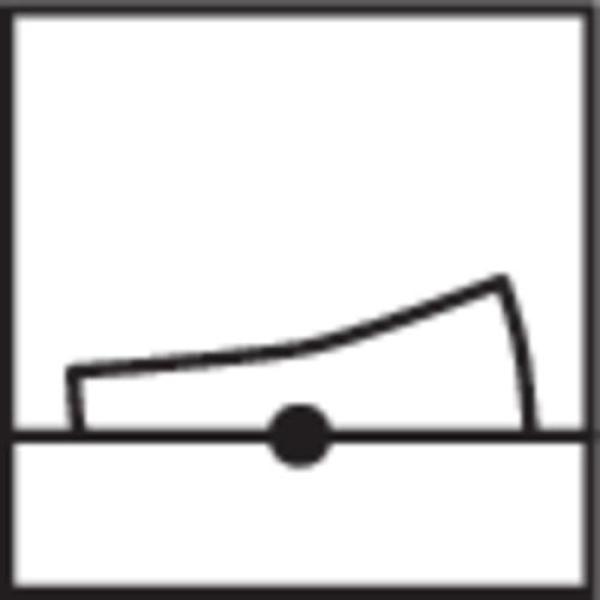 Berker 20348989 Fußbodentemperaturregler mit Schließer, Zentralstück, Wippschalter, S.1/B.3/B.7, polarweiß glänzend