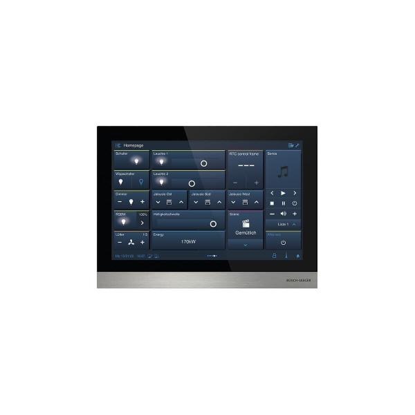 ARDEBO.de Busch-Jaeger H8237-5B-03 IP touch 10 LAN/LAN mit Rauftemperaturregler, schwarz, free@home (2TMA130050B0060)
