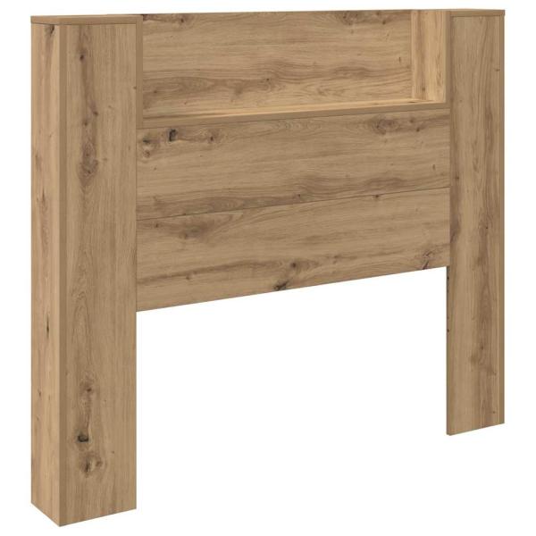 Kopfteil Schrank mit Regal Artisan-Eiche 120 x 15 x 103.5 cm
