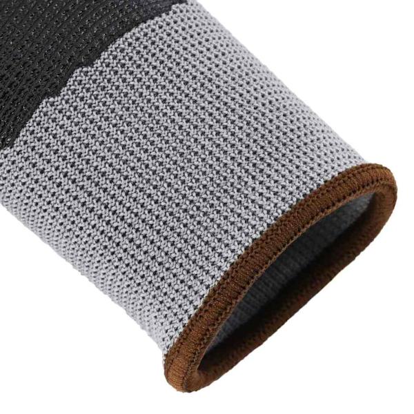 Arbeitshandschuhe 12 pcs Grau und Schwarz 8 / m Polyester