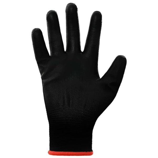 ARDEBO.de - Arbeitshandschuhe 12 pcs Schwarz 7 / S Polyester