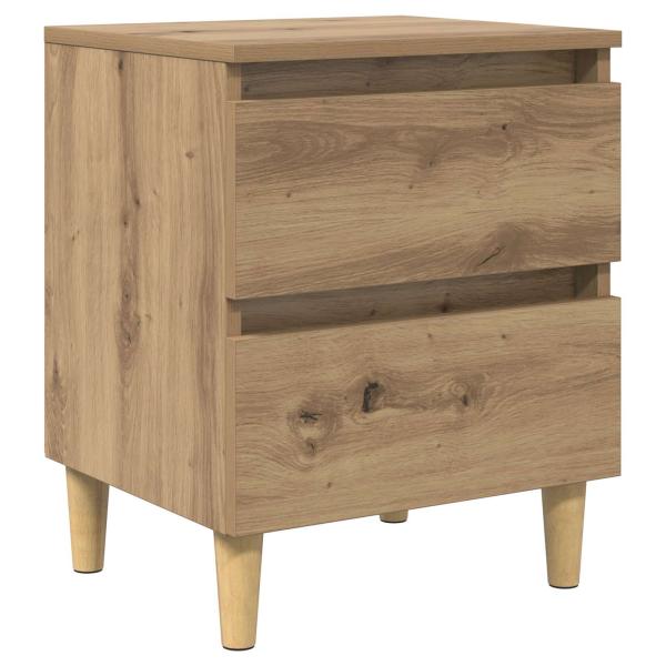 ARDEBO.de - Bettschrank Artisan-Eiche 40 x 35 x 50 cm Holzwerkstoff
