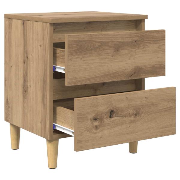 Bettschrank Artisan-Eiche 40 x 35 x 50 cm Holzwerkstoff