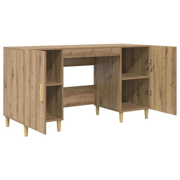 Schreibtisch Artisan-Eiche 140 x 50 x 75 cm Holzwerkstoff