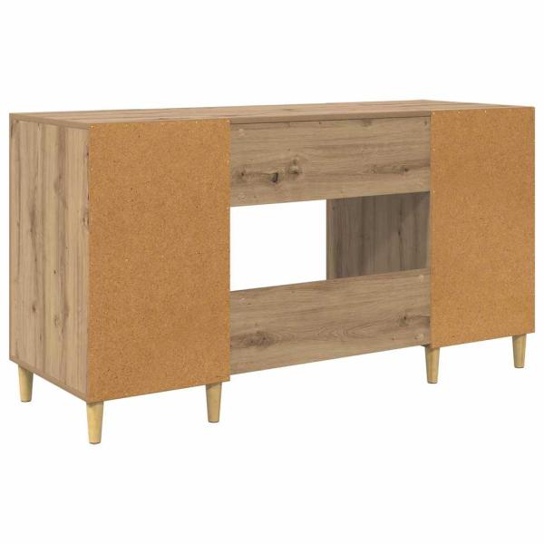 Schreibtisch Artisan-Eiche 140 x 50 x 75 cm Holzwerkstoff
