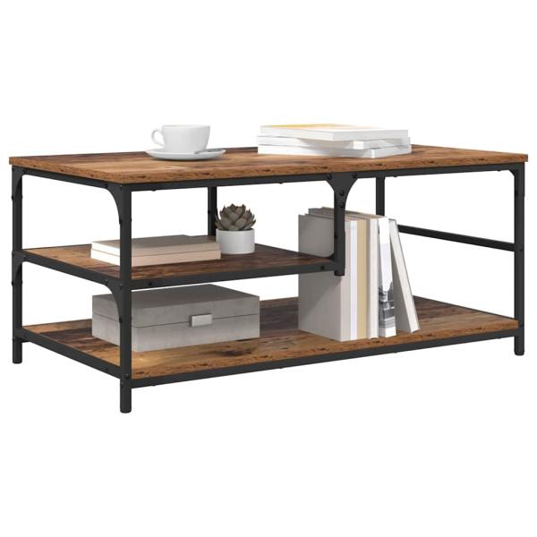 Couchtisch Altholz 90 x 49 x 40 cm Holzwerkstoff