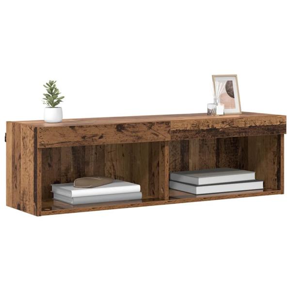 TV-Wandschrank Altholz 100 x 30 x 30 cm Holzwerkstoff