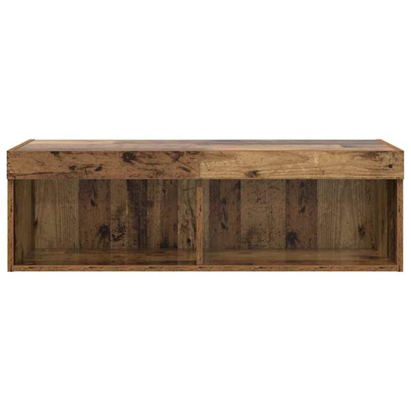 TV-Wandschrank Altholz 100 x 30 x 30 cm Holzwerkstoff
