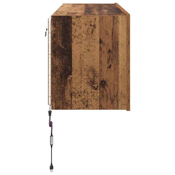 TV-Wandschrank Altholz 100 x 35 x 41 cm Holzwerkstoff