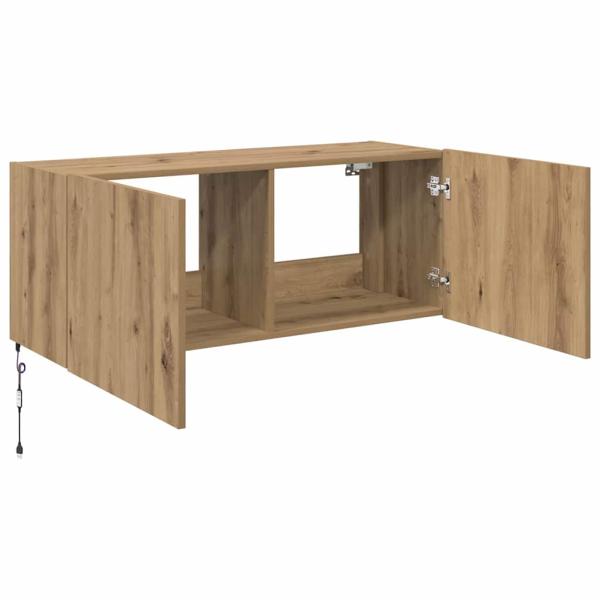 TV-Wandschrank Artisan-Eiche 100 x 35 x 41 cm Holzwerkstoff