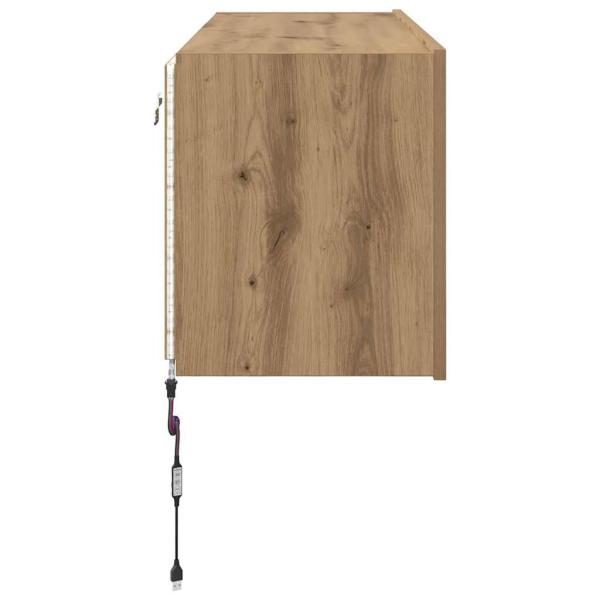 TV-Wandschrank Artisan-Eiche 100 x 35 x 41 cm Holzwerkstoff