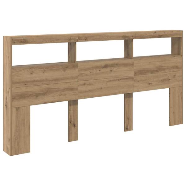 Kopfteil Artisan-Eiche 200 x 17 x 102 cm Holzwerkstoff